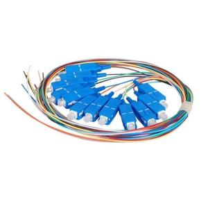 China Single Mode Pigtail LSZH/PVC G652D/G657A Fiber Optic Equipment for FTTH LC SC ST factory