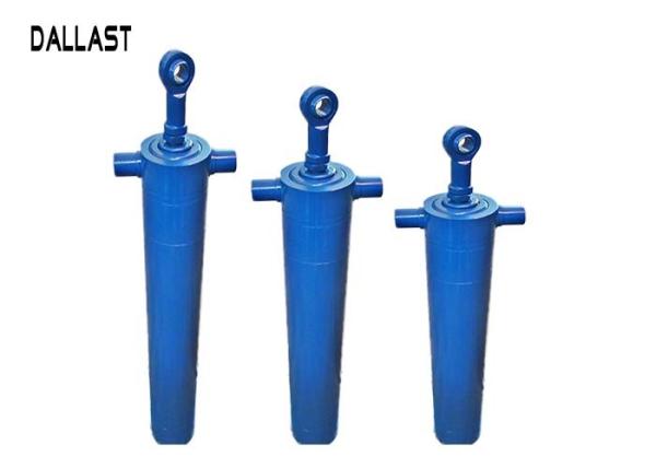 Vertical Hydraulic Ram Single Acting Telescopic Hydraulic Cylinders Multi Stage