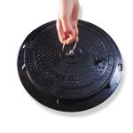SMC Round Manhole Cover , Composite EN124 Sewer Cap Cover Light Capacity