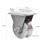 Groove Wheel Stainless Steel Heavy Duty Caster Wheels Sliding Gate Wheels