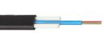 Indoor Flat Drop Fiber Optic Cable 9/125 SMF G657A1 12 Fiber LSZH
