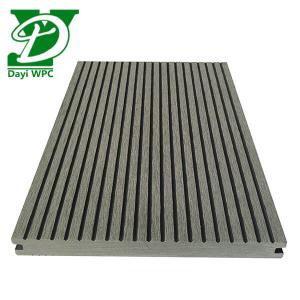 China Modern Waterproof Interlocking Wood Plastic Composite Decking factory