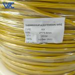 Bright Thermocouple Extension Wire Fiberglass Insulation Compensation Cable