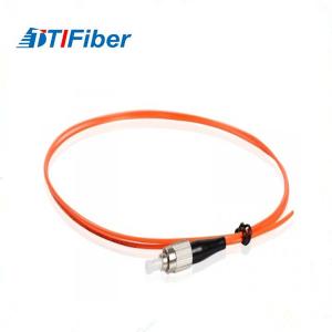 China Orange Color Jacketed Single Mode Pigtail 0.9mm OFNP PVC LSZH OFNR OFNP Cable Type factory