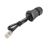 ISO9001 RJ45 Male To Female Network Cable 125V 1.5A With ABS Housing