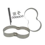 Stainless Steel Diving Tank Double Tank Mounting Bands