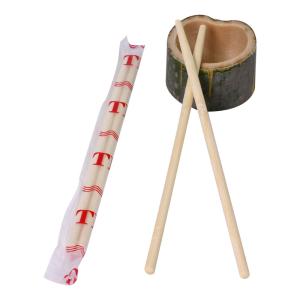 China Plastic Packaging Takeaway Round Bamboo Chopsticks Chinese Authentic Wooden factory