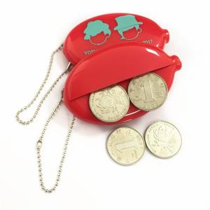 China Promotional Coin Holder Keychain PVC Coin Purse Logo Customized factory