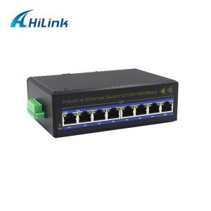 China IGMP Unmanaged 8 Port Industrial Ethernet Switch 10/100/1000mbps factory