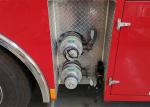 6 Seats Q235A Porous Steel 6000L Foam Fire Truck 4x2 Drive