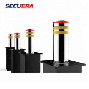 China Retractable Hydraulic Rising Bollards Automatic Access Control Stainless Steel factory