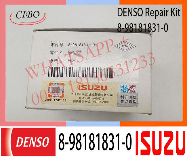 8-98181831-0 DIESEL DENSO INJECTOR PARTS REPAIR KIT 294200-0670 294200-3670 FOR for ISUZU MITSUBISHI