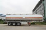 Tri Axle Refuel Truck Semi Trailers 72000L Semi Tank Trailer