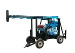 200m Hydraulic Water Drilling Machine Small Size Trailer Mounted