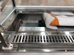 Commercial Curved Glass Refrigerator , 2.0m Fan Cooling Cake Display Cooler