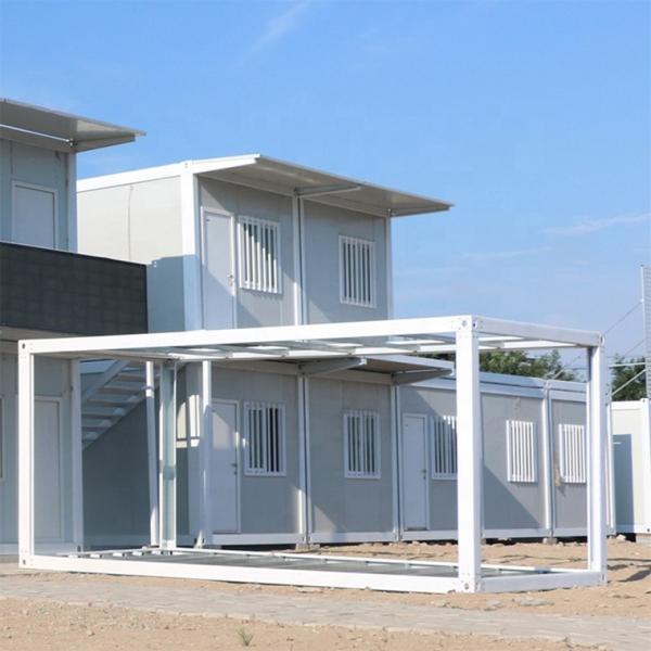 Zontop modern luxury easy assemble steel prefabricated 2 story frame 20ft 40 ft