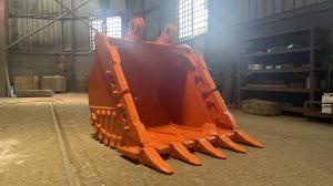 China Recommended Applications Loose Rock And Gravel Excavator Rock Bucket factory