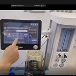 Pneumatic Anesthesia Gas Machine with Built in battery backup 3 hours