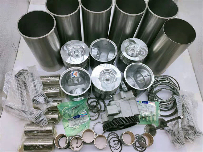 DH220 DB58 Liner Kit Excavator Engine Parts DE08TIS D1146 DE12T Excavator Gesket Kits