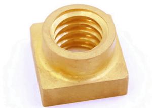 China Copper Hot Forged Parts Flange Thread CNC Turning Process Tolerance ± 0.005mm factory