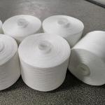 100% Virgin Raw White Recycle Polyester Thread 50S/2 Eco Friendly