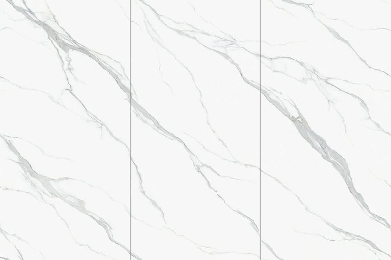 Carrara White 900x1800x9mm Polished Porcelain Glazed Tiles Interior Floor And Wall Flooring For Living Room