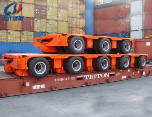 China As Customer's Requirement Goldhofer Hydraulic Modular Trailer with 9 Hydraulic Axis factory