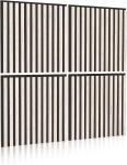 3D Oak Wood Wall Tiles Acoustic Panel For Interior Wall Decor