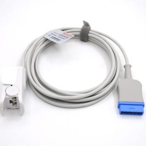 China Reusable Dash 2000/3000 Compatible GE 11Pin Solar 8000/8000M Adult Finger Clip Monitor Sensor SpO2 Cable factory