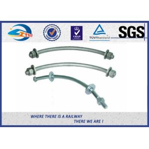 High Strength M14 M16 M18 Railway Bolt Hex Bolt And Nut With Sherardizing