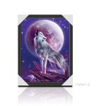 Hotel Decoration Lenticular Flip Picture / 0.6mm PET 3 In 1 3D Animals Photos