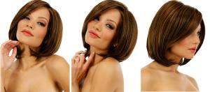 China Short Synthetic Heat Resistant Hair Extensions Hairline Bleached Knots factory