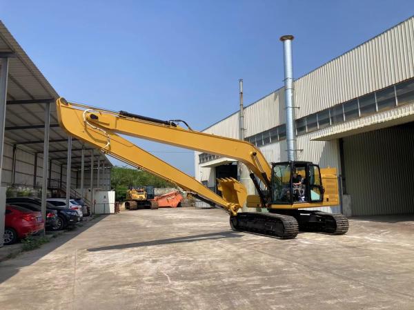 Q355B Q690D Steel Plate Long Reach Boom Arm For CAT320D Sale Well ， long arm