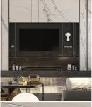 Luxury Stainless Steel Wall TV Cabinet Hotel Hanging