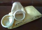 High Temperature Glass Fiber Cloth Needle Punched Filter Fabric / Bag