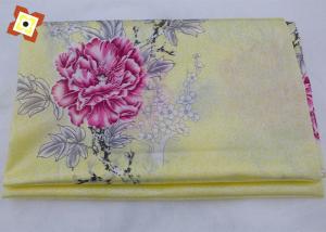 China Custom Printed Brushed Polyester Microfiber Fabric Shrink Resistant factory