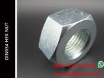 DIN standard DIN934 Hex Nut,Zinc Plated,Size M10-1.5 Grade 4.8