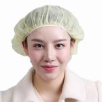Disposable Non-woven Pleated Bouffant Cap and Surgical Round Cap PP Lab Hairnet