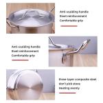 Factory Wholesale Stainless Steel Cooking Soup Stock Pot Thickened Compound