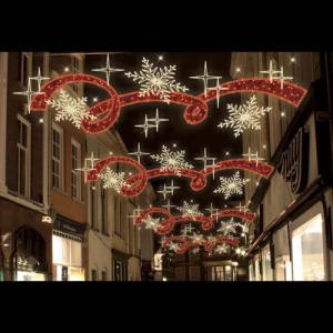 China LED 2D Christmas Across Street Decoration Motif Light factory