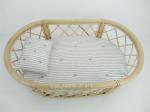 100% Polyester Fabric Dog Toys 25 X 16cm Dog Sleeping Basket PP Cotton