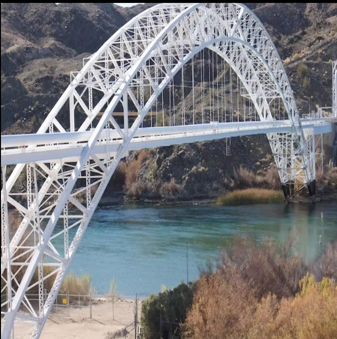 HDG Galvanizing Steel Structure Bolt Connecting Bridge Henvy Steel Bridge