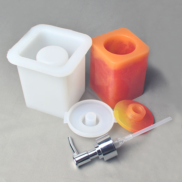 Elastic Bottle Shaped Silicone Epoxy Resin Molds Custom For Home Decoration