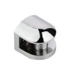 Fixed Glass Holder YS-037, Zinc Alloy, for glass 6mm, finishing chrome or Satin