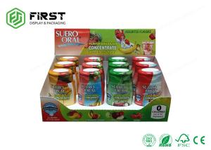 China Custom Made Portable Retail Paper Cardboard Counter Display Boxes With Logo Printing factory