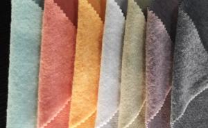 China Solid Dyed Polyester Brushed French Terry Fleece Fabric For Hoodies factory