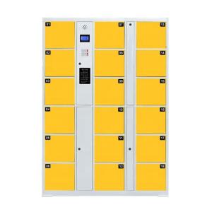 China Waterproof Safety Steel Locker Barcode System Smart Electronic Locker factory
