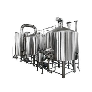 China Hotel 1000L Craft Beer Equipment Red Copper Three Vessels Tank factory