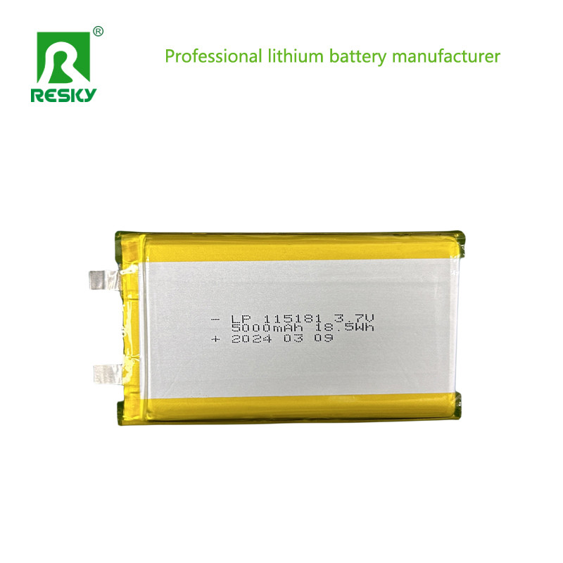 105080 805080 Lithium Ion Polymer Battery 3.7V 5000mAh 18.5wh For Power Bank