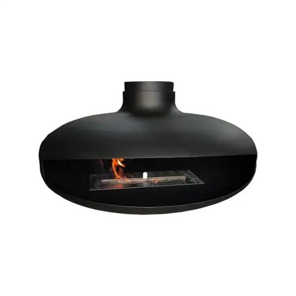 stove for hotels hanging indoor hanging fireplace firesuspended stove wood
